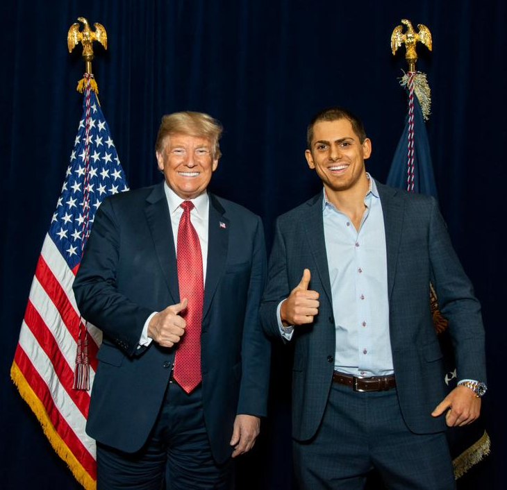 Tony Lazzaro with President Donald Trump